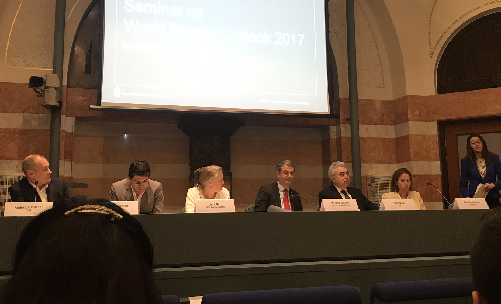 Gunilla Nilsson deltar i panel om WEO 2017